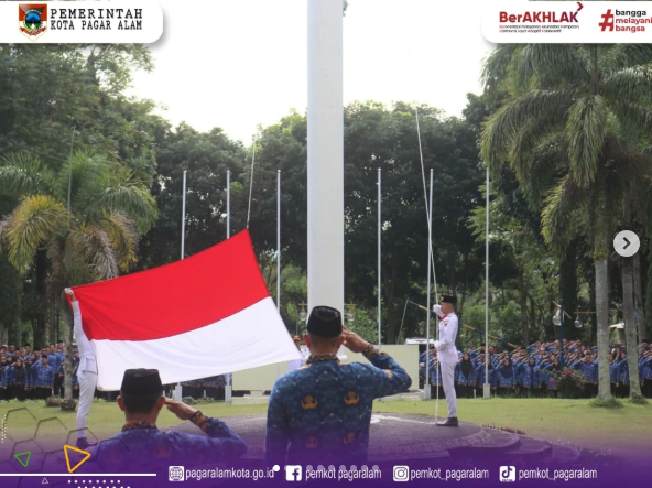 ASN Disperindagkop & UKM Ikuti Upacara Gabungan Peringatan Harhubnas, Hari Komunikasi dan Digital, serta Hari Pariwisata Sedunia Rabu, 17 September 2025