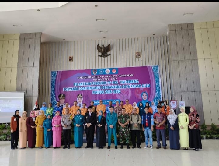 Pengukuhan TP PKK dan Pelantikan Pengurus TP PKK, Posyandu, dan Dekranasda